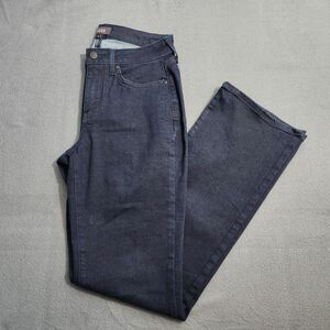 NYDJ Women 6 Dark Wash Mid Rise Barbara Bootcut Lift Tuck Technology Jeans